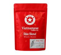 Vietnamese Coffee Beans - Dừa Blend by Vietnamese Coffee Co - 70% Robusta & 30% Arabica - Medium Dark Roast Whole Beans - Coconut Coffee - For Espresso, Bean to Cup Machines & Phin Filter - 220g