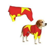 Vietnamese flag Dog Pajamas, Stretchy Pet Clothes Pjs, Breathable Puppy Onesie Jumpsuits,for Small Medium Large Dogs 3XL