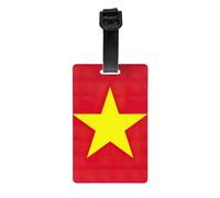 Vietnamese Flag Luggage Tags For Suitcase Durable Bag Tags For Easy Bag Recognition Necessary For Travel