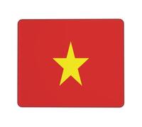 Vietnamese Flag Mouse Pad - Non-Slip Rubber Base Extended Gaming Desk Mat, Full-Area Print Personalized Keyboard Mat for PC Laptop Office Home