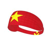Vietnamese flag Print Ultra-Soft Elastic Headband Breathable Sports Stretchable Yoga Running Gym Travel