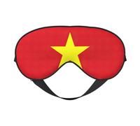 Vietnamese Flag Sleep Eye Mas Updated Design Light Blocking Night Eye Blinder Men Women Shift Travel Gifts