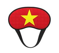 Vietnamese Flag Sleep Mask 100% Light Blocking Eye Mask for Sleeping, Sleep Mask for Unisex for Travel/Nap