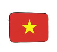 Vietnamese Flag Unisex Shockproof Laptop Sleeve, Made of high-Density Oxford Fabric, Convenient Zipper Opening