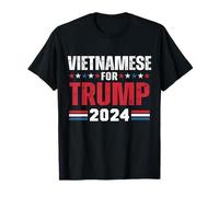 Vietnamese For Trump 2024 American Flag T-Shirt