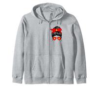 Vietnamese Girl Vietnam Flag Proud Vietnamese Woman Zip Hoodie