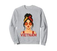 Vietnamese Girl Vietnam Flag Vietnamese Girlfriend Wife Sweatshirt