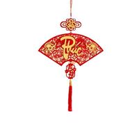 Vietnamese New Year Decorations - High-Precision Art, Classic Tet Paper Ornament, Hard-Shell Accessory Case Item | for Festive Lunar Spring Party Traditional Red Gold Wall Hanging Home Decor