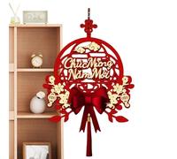 Vietnamese New Year Decorations, Lunar New Year Red Hanging Ornaments, Chinese Spring Festival Fu Characters Ornament Home Decoration,Red Couplets With Tassel For Events Restaurant Seasonal