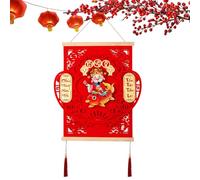Vietnamese New Year Ornaments 2025 | Decorative New Year Pendants | New Year Pendant Shaking Head of God of Wealth Pendant Charm Pendant Hanging Charm Pendant