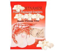 Vietnamese Prawn Flavoured Crackers 2kg - Light & Crispy Authentic Snack, Asian Seafood Taste, Party & Catering Bulk Pack, Ready to Eat Snack - mkng