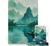 Vietnamese River 1000 Pieces Puzzles for Adults Cognitive Memory Easy Relaxation Crisp Edges Unique Gift (50x75cm)