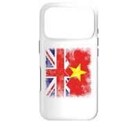 Vietnamese Roots | Half British Flags | UK Vietnam Vintage Case for iPhone 17 Pro