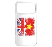 Vietnamese Roots | Half British Flags | UK Vietnam Vintage Case for iPhone 17 Pro Max