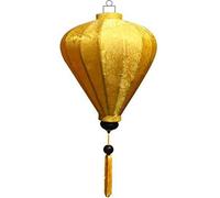 Vietnamese Silk Bamboo Handcrafted Lantern Lamp Chinese BALLOON LARGE 10 colours, Yellow