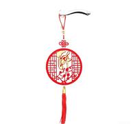 Vietnamese Tet for plum Blossom Ornament Red Flannel 15x46cm(A)