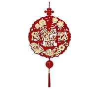 Vietnamese Tet Ornament - Vietnamese New Year Decorations 2026, Tết Fu Hanging Ornaments With Tassels, Spring Festival Lunar New Year Decoration For Home Office