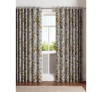 Vietnm Lined Curtains 90X54 Gold