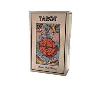 Vieux Monde Express Classic 1909 Tarot Deck - Vintage Reproduction Tarot Cards with Original 1909 Artwork - Linen Finish - Spiritual Gift for Beginners & Readers