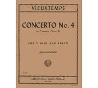 Vieuxtemps Concerto No. 4 In d minor Op. 31. For Violin and Piano. by Francescatti - International