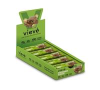 Vieve Protein Bars - Pistachio Punch Flavour - High Protein 15g - High Fibre, 1.1g Sugar, Gluten Free Snacks for Snacking & Post-Workout Nutrition - Real Pistachio & Nut Pieces - 12-Pack Box