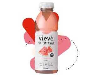 Vieve Protein Water 6X500 ml - Watermelon | 20G Protein, Sugar Free, Fat Free & Dairy Free | A Ready To Drink Alternative To Protein Powders & Shakes | 6 Pack