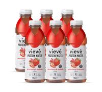Vieve Strawberry & Rhubarb Protein Water Drinks 6x 500ml
