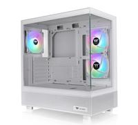 View 270 Plus TG ARGB Snow Mid Tower E-ATX Case; 3x120mm ARGB Fans Included; Support Up to 360mm Radiator; Front & Side Dual Tempered Glass Panel; CA-1Y7-00M6WN-01; 3 Year Warranty