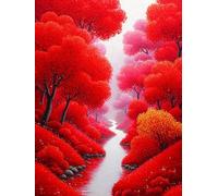 View 5D DIY Diamond Art, Diamond Painting Kits for Adults Tree, 5D Full Drill Crystal Gem Kits for Beginners, Crystal Art Crafts Pictures for Adults, House Decor, Gifts, Room Decor, 90x120cm Q-5717