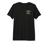 View Back Print Idle Fury Globe Reaper Skeleton Mascot Earth Premium T-Shirt