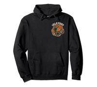 VIEW BACK PRINT Idle Fury Hunter Vs Hunter Tiger & Snake Pullover Hoodie