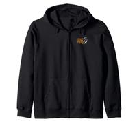 VIEW BACK PRINT Idle Fury Skate Reaper 2 Skeleton Skateboard Zip Hoodie