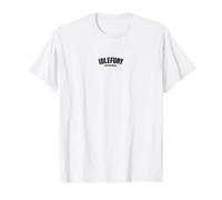 VIEW BACK PRINT Idle Fury Skull Owl Skeleton Bird Tattoo T-Shirt
