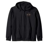 VIEW BACK PRINT Idle Fury Vintage Anchor Snake Bones Tattoo Zip Hoodie