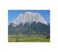 View from Lermoos to Ehrwald and the Zugspitze, Tyrol, Austria，Jigsaw Puzzles 1000 Pieces for Adults, Classic Puzzle Kids Puzzle Challenging And Difficult Puzzles for Adults And Teens（50x70cm）-N33