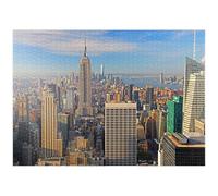 View From Rockefeller Center To Empire State Building And One World Trade Center, New York City - Premium 1000 pieces Puzzle - MyPuzzle special collection from Puzzle Galaxy