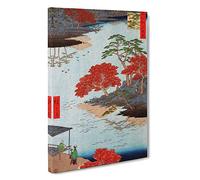 View from the Akiba Shrine at Ukeji by Utagawa Hiroshige Canvas Print | Gallery Wrapped 30mm Frame Wall Art | 30x20 inches | Ready to Hang | Asian Picture | Living Room Bedroom Lounge Office
