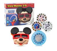 View Master Mickey Mouse Deluxe Set Disney 100 Edition - STEM Retro Fun Learning Toy for Kids and Adults Toddlers Ages 3+