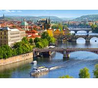 View of Bridges in Prague