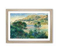 View of Monte Carlo by Pierre-Auguste Renoir Framed Print | A2 Oak Framed Wall Art | Ready to Hang | Modern Nature Picture | Living Room Bedroom Lounge Office