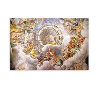 View of Olympus Home of The Gods Fresco in The Room of The Giants by Giulio Romano Canvas Art Poster And Wall Art Picture Print Modern Family Bedroom