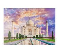 View Of Taj Mahal In Sunset Light With Reflection In Water - Premium 500 pieces Puzzle - MyPuzzle special collection from Puzzle Galaxy