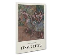 View of The Ballet Ballerina Dancers Edgar Degas Canvas Print | Gallery Wrapped 30mm Frame Wall Art | 30x20 inches | Ready to Hang | Impressionist Picture | Living Room Bedroom Lounge Office