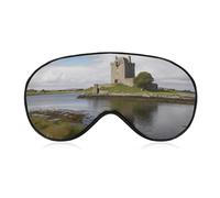 View of The Dunguaire Castle Sleep Mask, Ultra Soft Eye Mask for Sleeping with Adjustable Strap, Comfortable Lightweight Blindfold Eyeshade, Total Blackout Eye Cover for Night Sleep Travel Office Nap