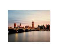 View of the Elizabeth Tower Bridge in London，Jigsaws 1000 Pieces for Adults Paper Impossible Puzzles Games Gift Toys Home Decoration with Premium & Durable for Adults & Kids Age 12 Years -N100