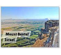 View of The Golan Heights from Mount Bental. Border Between Israel and Syria, Fridge Magnet