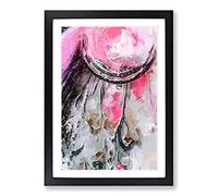 View of The Heavens in Abstract Framed Print | A2 Black Framed Wall Art | Ready to Hang | Abstract Fantasy Picture | Living Room Bedroom Lounge Office