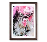View of The Heavens in Abstract Framed Print | A2 Walnut Framed Wall Art | Ready to Hang | Abstract Fantasy Picture | Living Room Bedroom Lounge Office