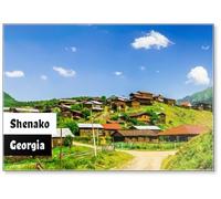 View of The Remote Tusheti Village of Shenako, Georgia, Fridge Magnet