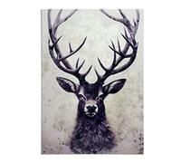 View Of The Stag No.7 | Unframed Wall Art Print | Ready to Frame Poster | Modern Home Decor Picture | Artwork for Living Room, Bedroom, Kitchen or Office | A2 (42x59.4 cm)